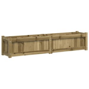 vidaXL Ulkokukkalaatikko 150x31x31 cm kyll&auml;stetty m&auml;nty