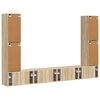 vidaXL TV-tasosetti 8 pcs Sonoman tammi Tekninen puu