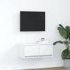 vidaXL TV-taso valkoinen 60x31x25,5 cm tekninen puu