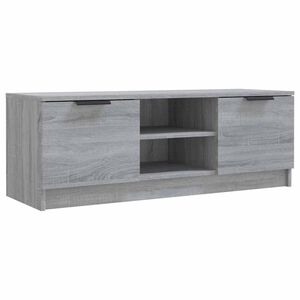 vidaXL TV-taso harmaa Sonoma 102x35x36,5 cm tekninen puu