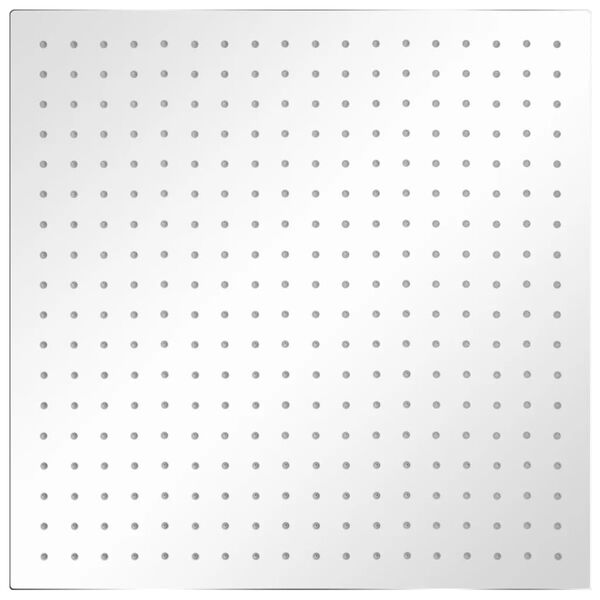 vidaXL Sade Suihkupää Ruostumaton Teräs 50x50 cm Neliö