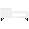 vidaXL Sohvap&ouml;yt&auml; valkoinen 100x50x45 cm tekninen puu