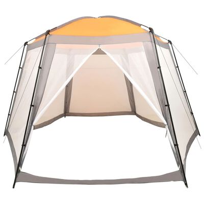 vidaXL Uima-altaan teltta kangas 500x433x250 cm harmaa
