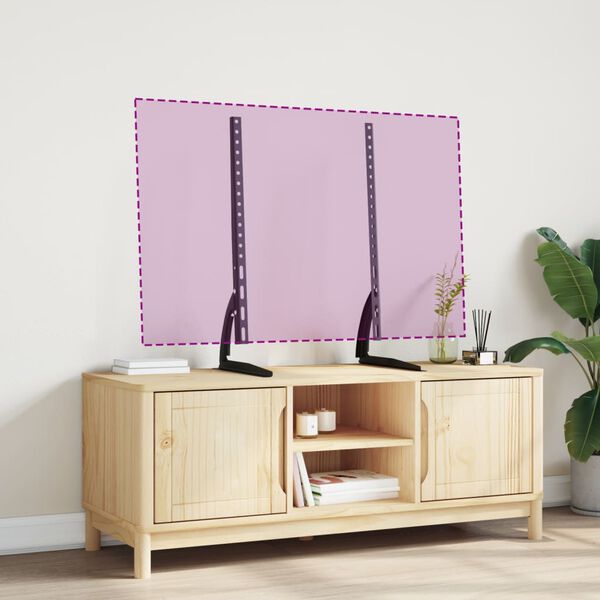 vidaXL TV-kiinnikkeet 2 kpl 37"-75" ruuduille VESA 600x400 mm 45 kg