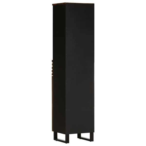 vidaXL Senkki 38x34x160 cm t&auml;ysi akaasiapuu