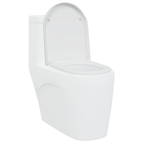 vidaXL WC-istuin Valkoinen 49 x 36 x 4 cm Duroplast
