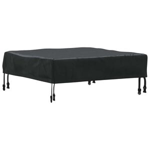 vidaXL P&ouml;yt&auml; suojus 62 x 62 x 15 cm 600D Oxford-kangas Neli&ouml; Musta