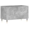 vidaXL LP-levyjen s&auml;ilytyskaappi betoninharmaa 74,5x38x48 cm puu