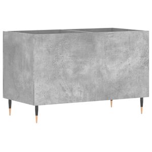 vidaXL LP-levyjen s&auml;ilytyskaappi betoninharmaa 74,5x38x48 cm puu