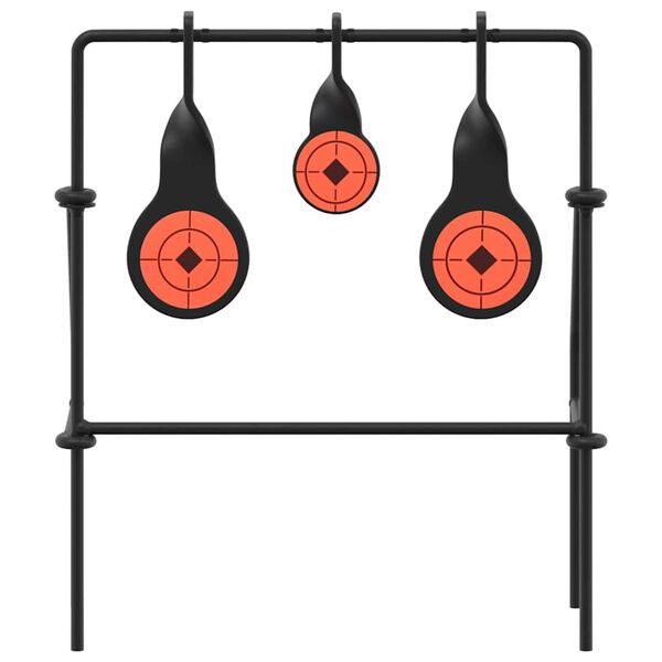 vidaXL Nollautuva maali Musta 26 x 13 x 31 cm Teräs