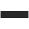vidaXL Ikkunakynnys Musta puusyd&auml;mell&auml; 100 x 20 x 4,5 cm