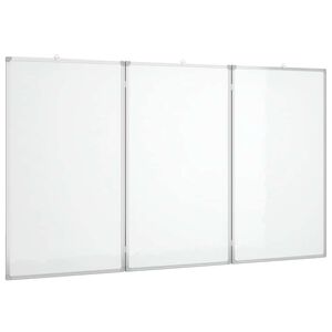 vidaXL Magneettinen taitettava tussitaulu 120x80x1,7 cm cm alumiini