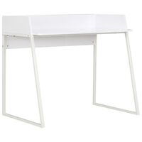 vidaXL Työpöytä valkoinen 90x60x88 cm
