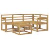 vidaXL Ulkosohvakokoelma 5 pcs valkoinen 59 x 59 x 37 cm