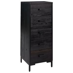 vidaXL Lipasto musta 42x35x110 cm t&auml;ysi m&auml;nty