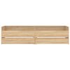 vidaXL S&auml;ngynrunko laatikoilla Sonoma-tammi 100x200 cm