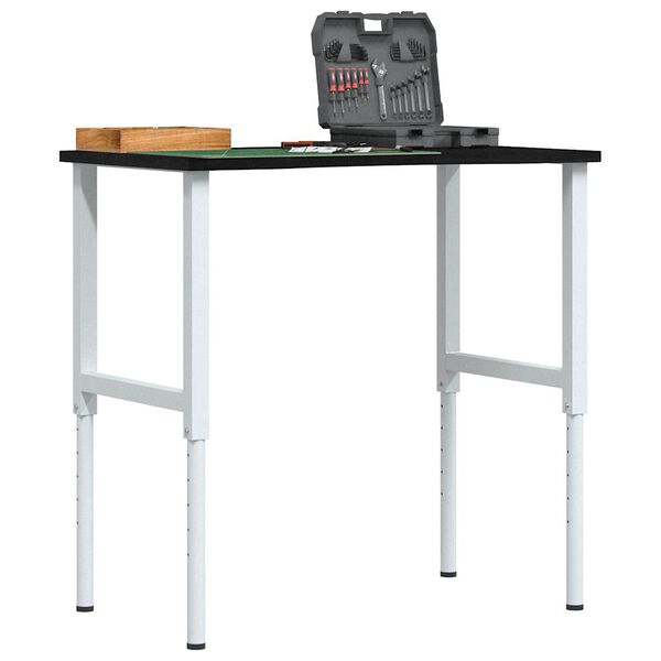 vidaXL Ty&ouml;penkki t.ruskea 100x60x(71,5-98) cm t&auml;ysi tammi