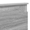 vidaXL S&auml;ilytyss&auml;nky p&auml;&auml;tyll&auml; Harmaa Sonoma 200 x 200 cm Tekninen puu
