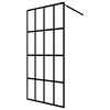 vidaXL Walk-in Suihkun sein&auml;ke karkaistu huurrelasi 80x195 cm