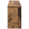 vidaXL Sein&auml;lle asennettava takkihylly Vanha puu 75 x 16 x 26 cm