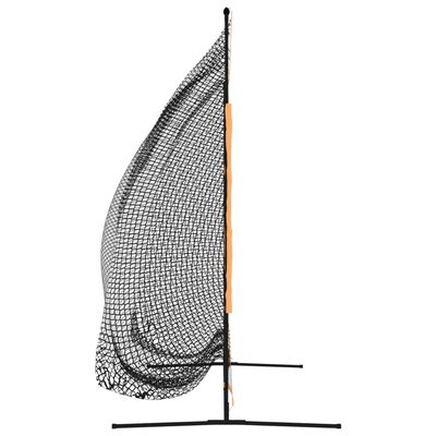 vidaXL Golf harjoitusverkko musta ja oranssi 215x107x216 cm polyesteri