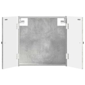 vidaXL Dartboard-kaappi BREDA Betoninharmaa 52,5 x 10,5 x 53,5 cm