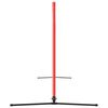 vidaXL Tennisverkko musta ja punainen 400x100x87 cm polyesteri