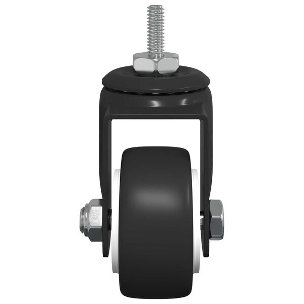 vidaXL K&auml;&auml;nt&ouml;py&ouml;r&auml; 2 pcs Musta 40,4 x 40,4 x 19,7 mm