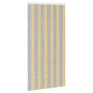 vidaXL Hy&ouml;nteiskangas Chenille Harmaa ja beige 100 x 200 cm 100% PP
