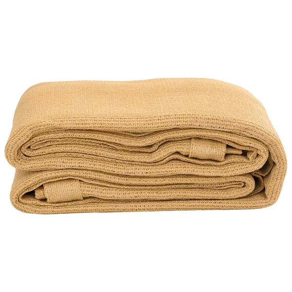 vidaXL Telttamatto hiekka 300x400 cm HDPE