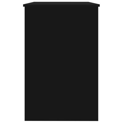 vidaXL Työpöytä musta 100x50x76 cm lastulevy