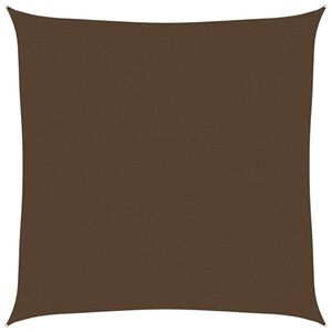 vidaXL Aurinkopurje 160 g/m&sup2; ruskea 4,5x4,5 m HDPE