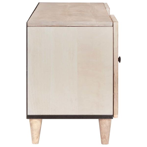 vidaXL TV-yksik&ouml;t hyllyll&auml; Valkoinen 105 x 33 x 46 cm Tekninen puu