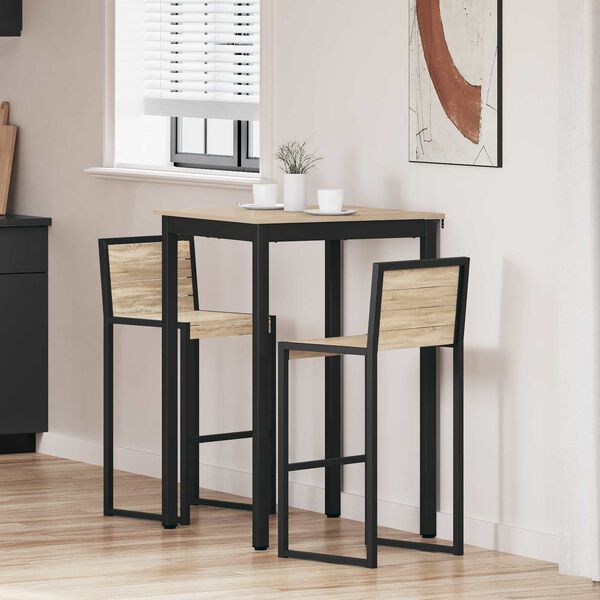 vidaXL Pystybaarip&ouml;yt&auml; Tekninen puu