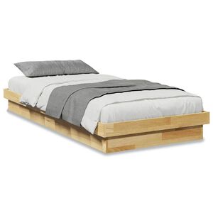 vidaXL S&auml;ngynrunko Ilman Patjaa 75x190 cm massiivitammea