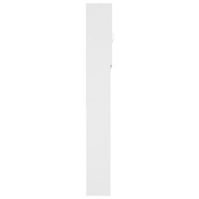 vidaXL Pesukonekaappi valkoinen 64x25,5x190 cm