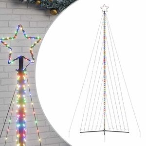 vidaXL LED joulukuusi 789 v&auml;rik&auml;st&auml; LED-valoa 476 cm