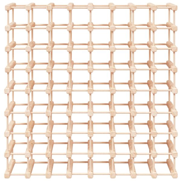 vidaXL Viinipulloteline 72 pullolle 90,5x23x90,5 cm t&auml;ysi m&auml;nty