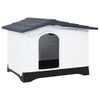 vidaXL Koirankoppi harmaa 90,5x68x66 cm polypropeeni