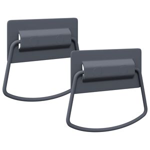 vidaXL Kaappikahvat 2 kpl Antrasiitti 85 x 45 mm Metalli