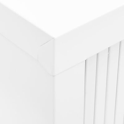 vidaXL Liukuovikaappi valkoinen 90x40x90 cm teräs