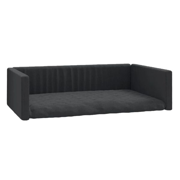 vidaXL Koiranpeti auton tavaratilaan musta 110x70 cm pellavatyyli