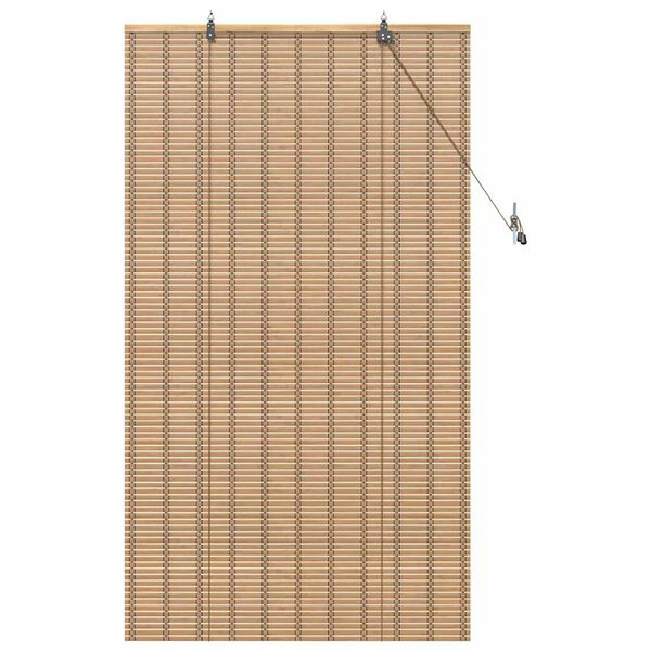 vidaXL Rullaverho verhoilla Luonto 80 x 160 cm Bambu