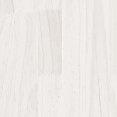 vidaXL Kirjahylly/tilanjakaja valkoinen 104x33,5x110 cm täysi mänty