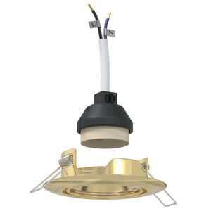 vidaXL Kohdevalo 24 pcs Kulta 9 x 9 x 2.5 cm Metalli