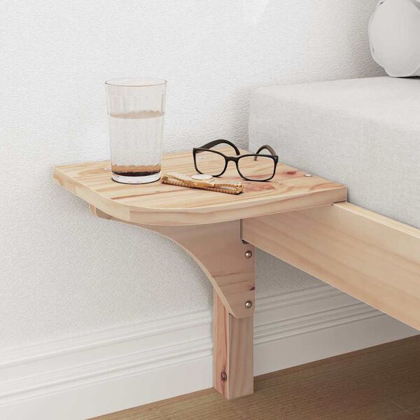 vidaXL S&auml;ngyn runko Luonnollinen 2FT6 Small Single Massiivinen m&auml;nty