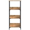 vidaXL Kirjahylly artesaani tammi 50x33x117,5 cm tekninen puu