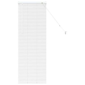 vidaXL Venetsialaiset Verhot valkoinen 130 x 50 cm Alumiini