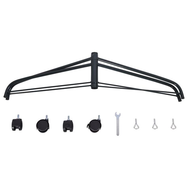 vidaXL Joulukuusen jalka pyörillä 87x82x26,5 cm