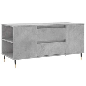 vidaXL Sohvap&ouml;yt&auml; betoninharmaa 102x44,5x50 cm tekninen puu